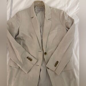 Everlane Beige Linen Blazer